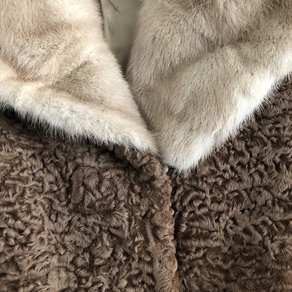 Flapper Era, Roaring 20s 1924 Persian Lamb and Mink Wrap Coat size M - Picture 2 of 10